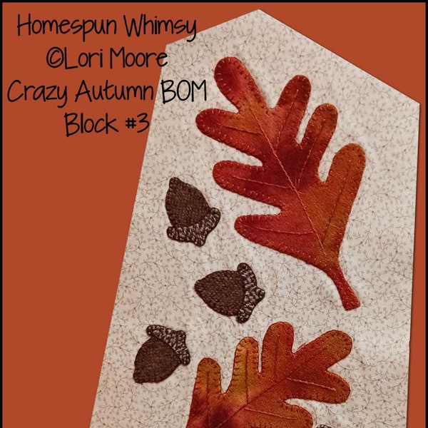 Crazy Autumn BOM #3 - #034 DIGITAL download only