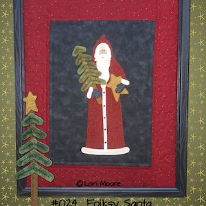 Folksy Santa #024 ~ DIGITAL PATTERN DOWNLOAD