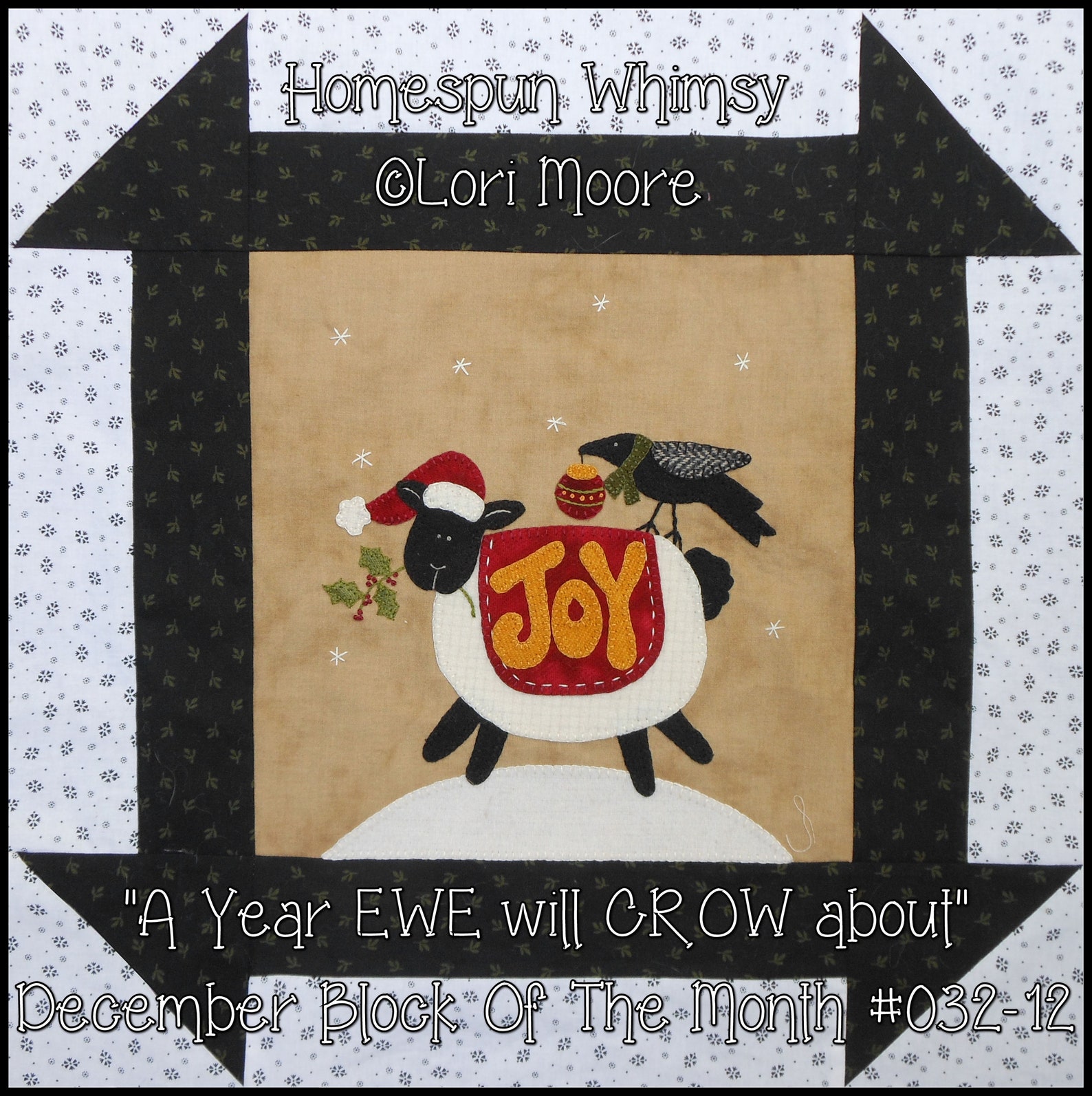 December ~ Block of the Month #032-12 ~ DIGITAL DOWNLOAD - Etsy