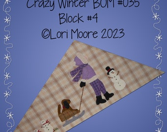 Crazy Winter BOM #4 - #035  DIGITAL download only