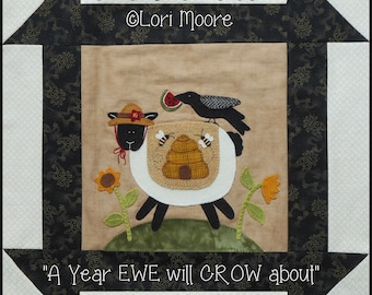 Agosto ~ Bloque del mes PATRÓN #032-08 ~ DESCARGA DIGITAL