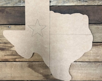 Texas Pride Wood Cut Out Choose from 21 Sizes