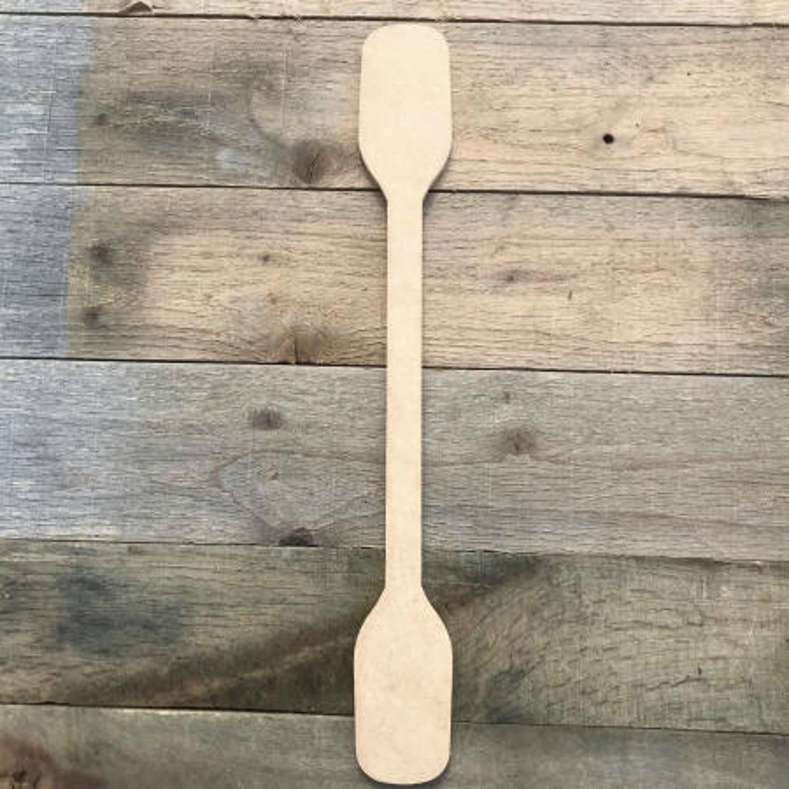 Unfinished Laminated Canadian Aspen Canoe Paddle - DIY Blank For Painting, Carving, Or Oiling