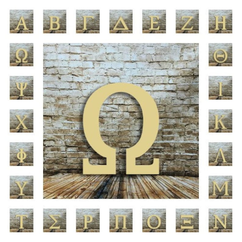 Wood Greek Letters Wooden Sorority For Wall Decor Image 0