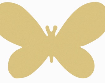 Unfinished Wooden Butterfly Craft Shape: DIY Blank Cutout
