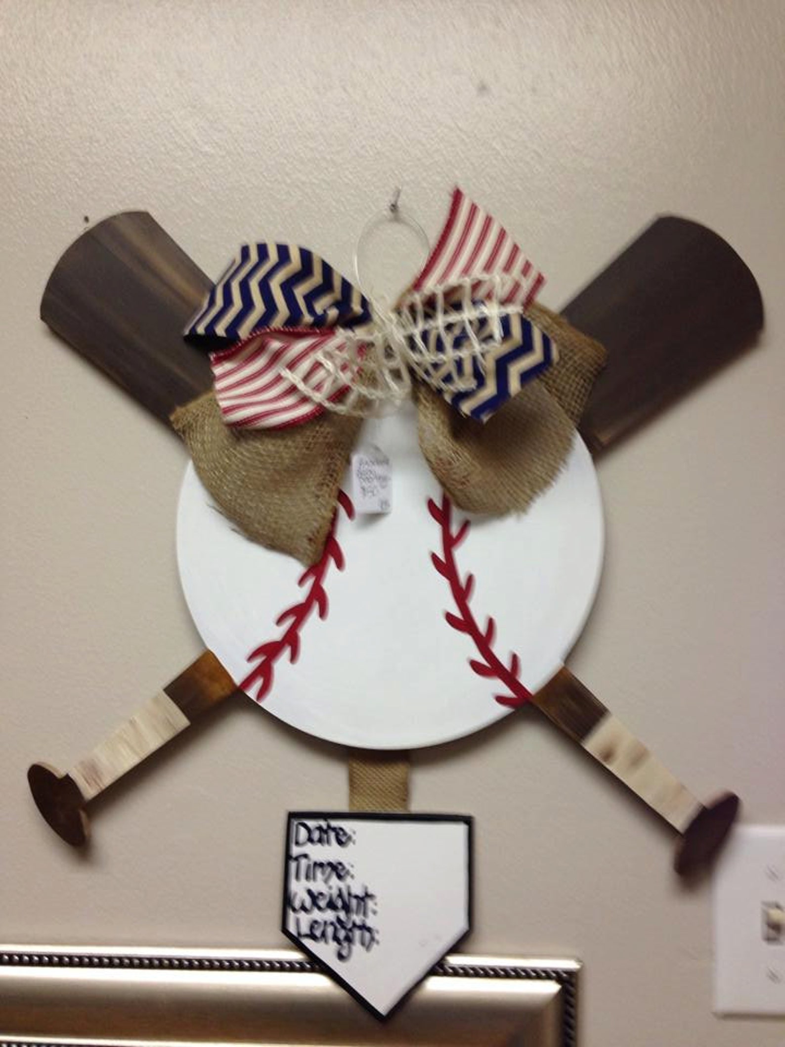 Unfinished Wooden Baseball Bat Cutout – 7 Inch 1/4" MDF Craft Shape For DIY Projects