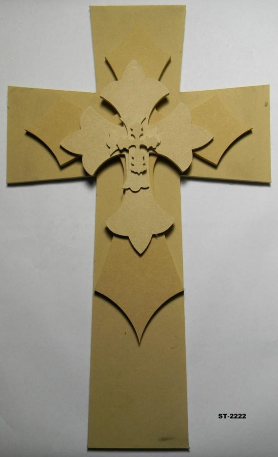 Paintable Wooden Crosses DIY Craft Wall Decor