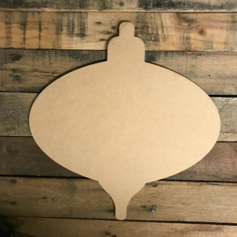 Holiday Blank Wood Christmas Ornament Cutout Wooden Holiday Etsy