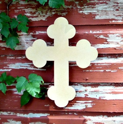 Unfinished MDF Wooden Cross 71 | Etsy