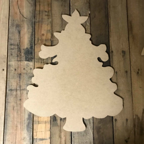 Árbol de Navidad de dibujos animados forma artesanal de - Etsy México Árbol de Navidad de dibujos animados forma artesanal de - Etsy México
