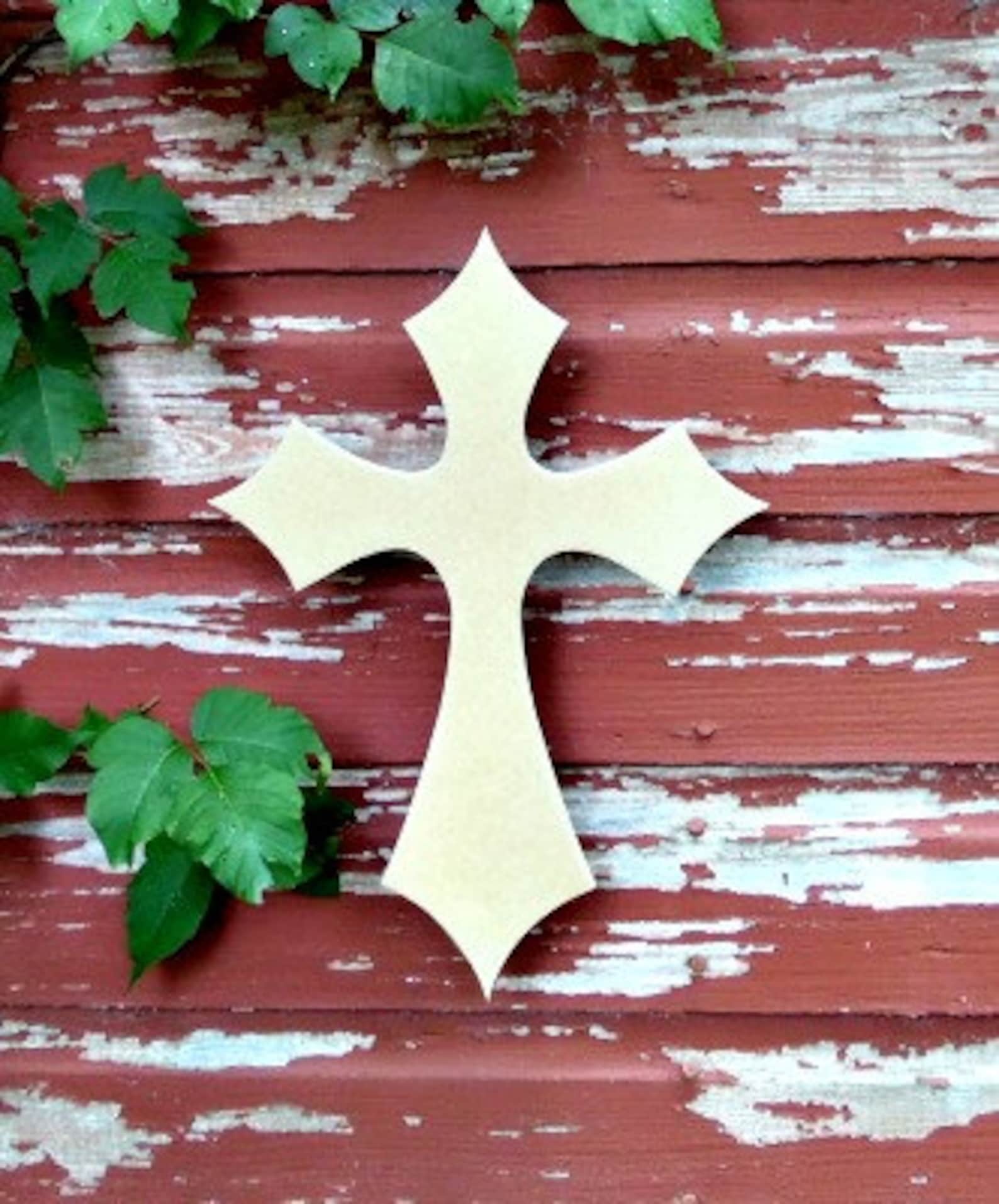 Unfinished MDF Wooden Cross 39 Decorative Craft Cross - Etsy