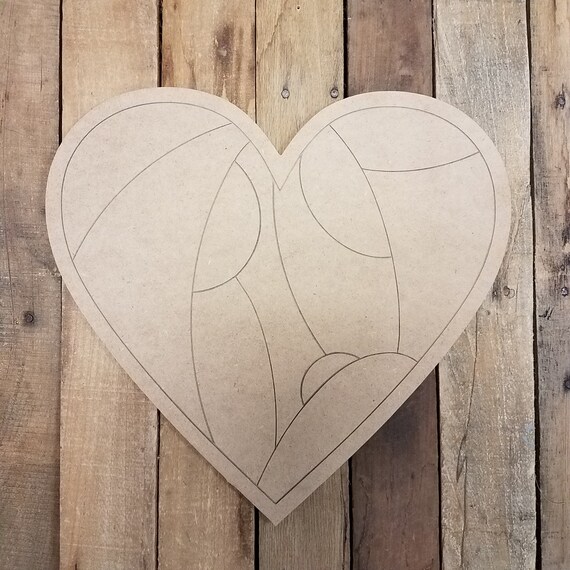 Heart Crafting Wooden Pieces for sale