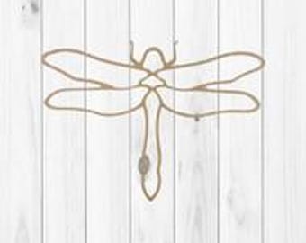 Dragonfly Outline, Trending Shapes, Kids Shape Unfinished Wood Cutout, BAC