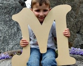 Unfinished Wooden Alphabet Letters, Door Hanger, Wall Decor, Beltorian, Craft Letter, Full Alphabet Available, Art and Decor Letter