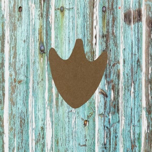 Duck foot,  Unfinished Wood Cutout