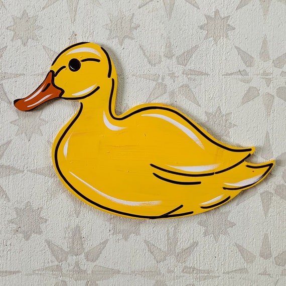 Swimming Duck Cutout, Fowl Hunting Decoy Engraved Shape, Paint by Line  Wooden Cutout Craft, Paint by Line, Engraved DIY Paintable Art Shape -   Canada