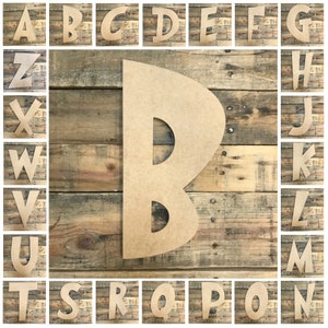 4 Inch INDIVIDUAL Western Layout Letters/Numbers – Make a Wood Sign