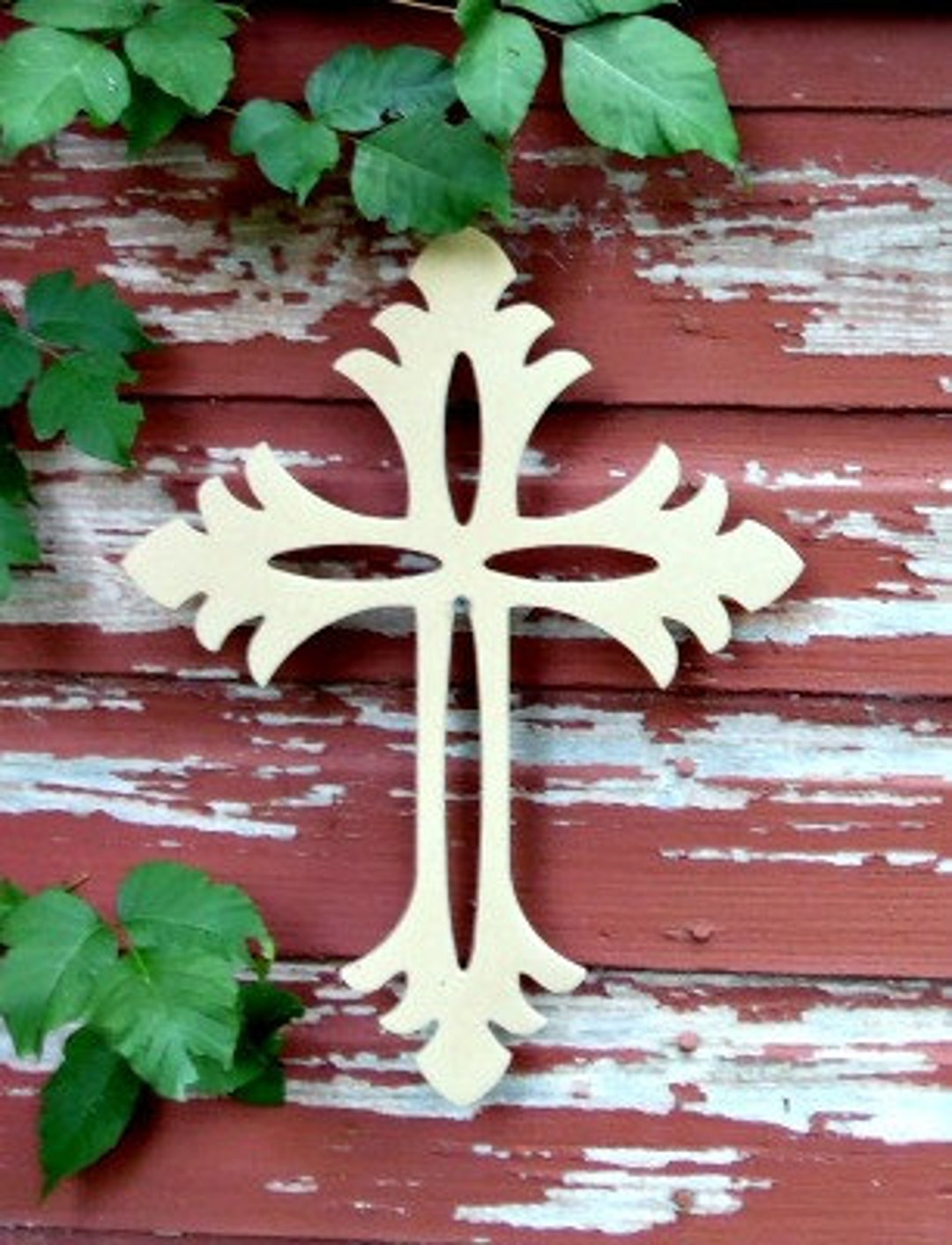 Unfinished MDF Wooden Cross #54 Decorative Cross Plain Paintable, Art ...