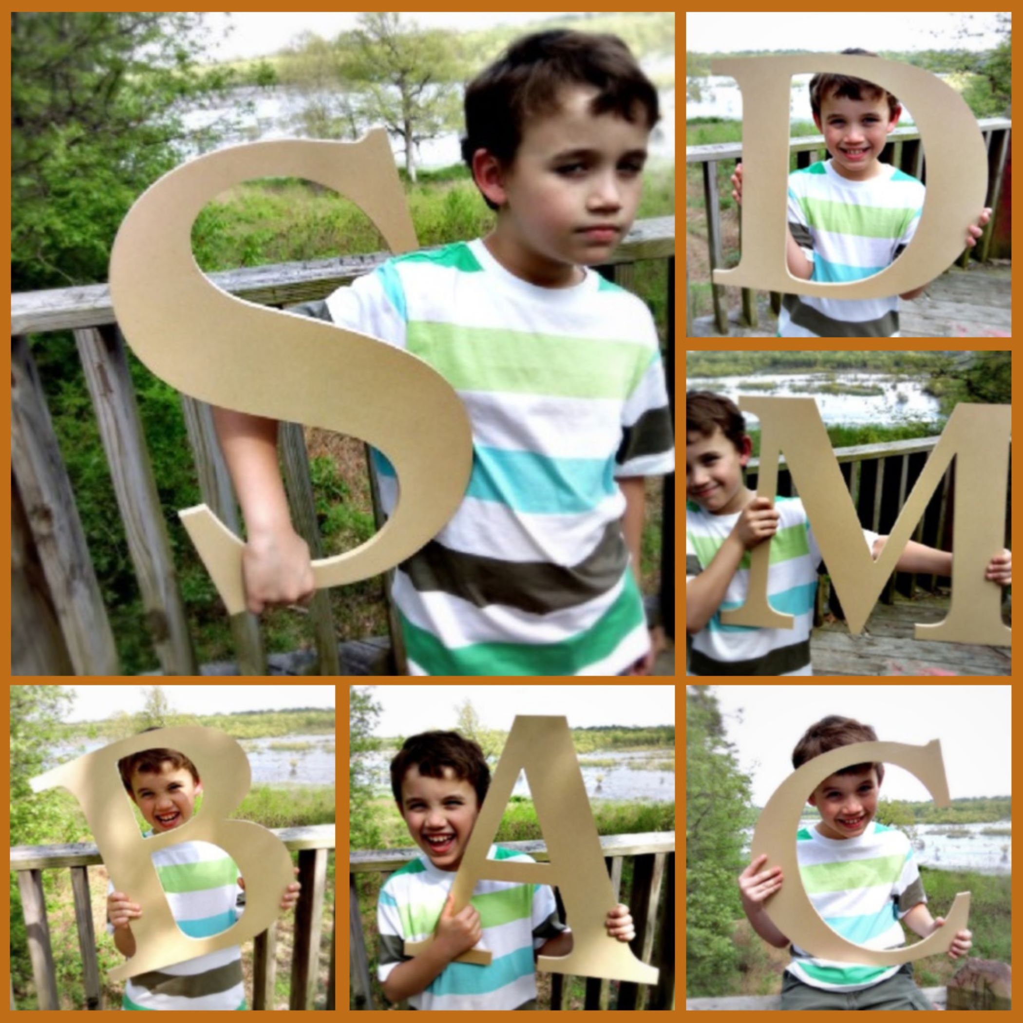 Unfinished Wooden Alphabet Letters & Numbers, Wood Letter, Wall Decor…
