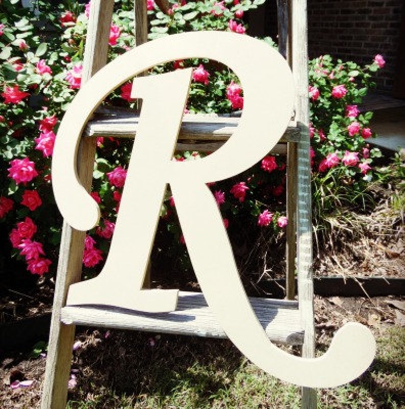 Unfinished Wooden Alphabet Letter Wood Letter Wall Decor Etsy