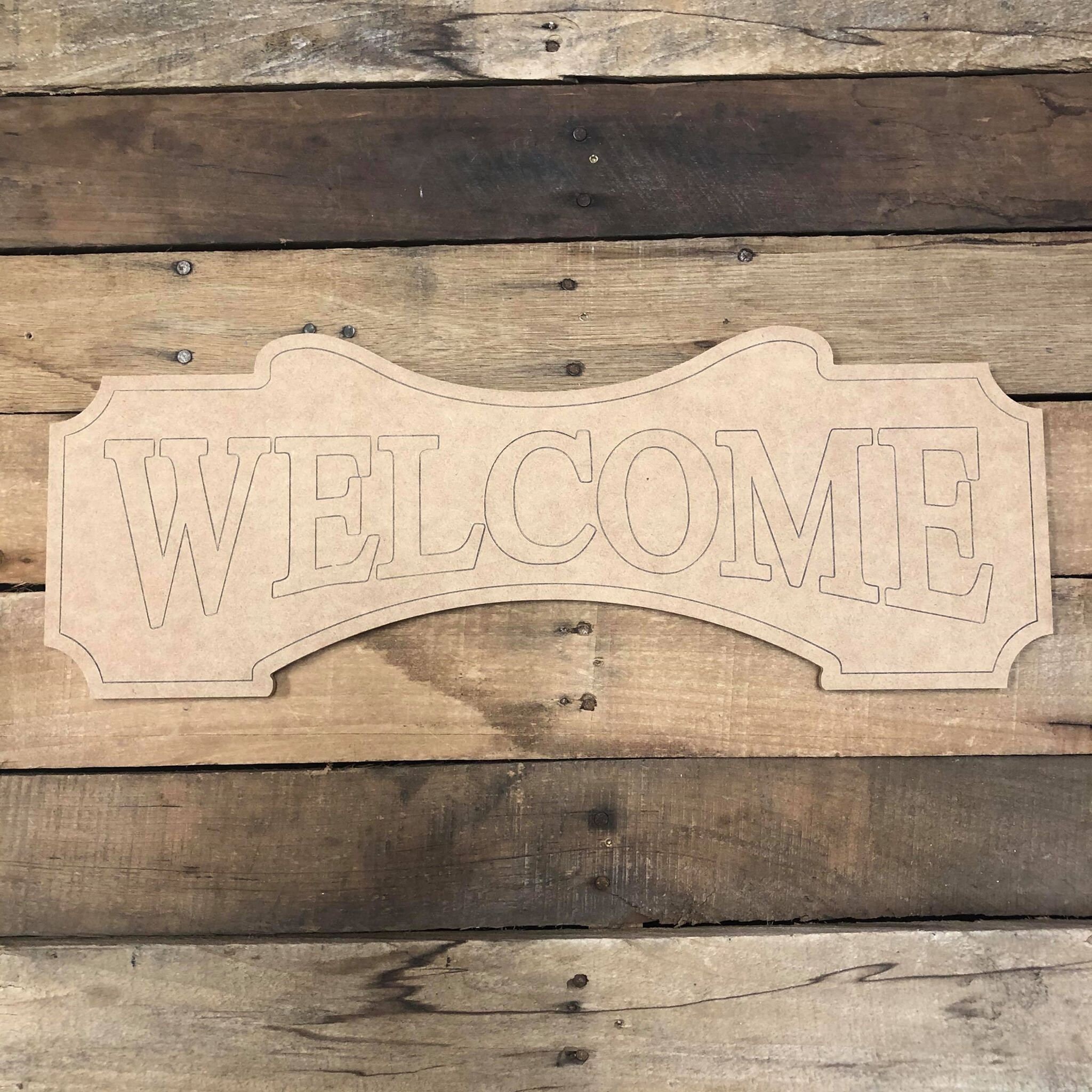 Plaque Basic Home Wall Decor Wood Cutout Etsy