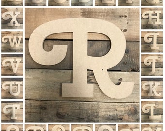 12 Inch Large Wooden Letter Wooden Letter for Home Decor Wood Letter