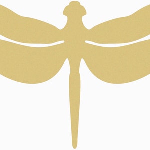 REALISTIC DRAGONFLY Unfinished Wooden Craft Shape, Do It Yourself, Wooden Dragonfly Cutout, Paintable Dragonfly Door Hanger, Wall Craft, DIY