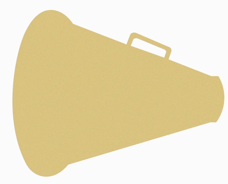 Megaphone Unfinished Wooden Craft Shape Wood Megaphone Etsy