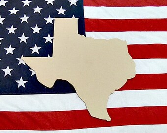 Texas Unfinished Wooden Shape,Paintable Wooden MDF, DIY