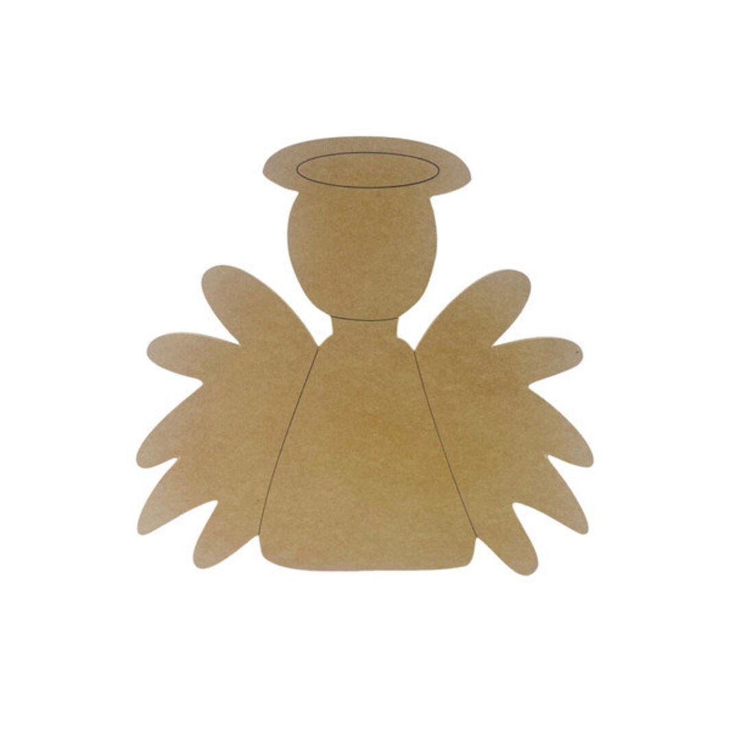 Angel, Bible Shape Wooden Shape, Paint by Line - Etsy
