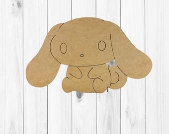 Cinnamon Rolli, Kids Shape Unfinished Wood Cutout, Paint By Line