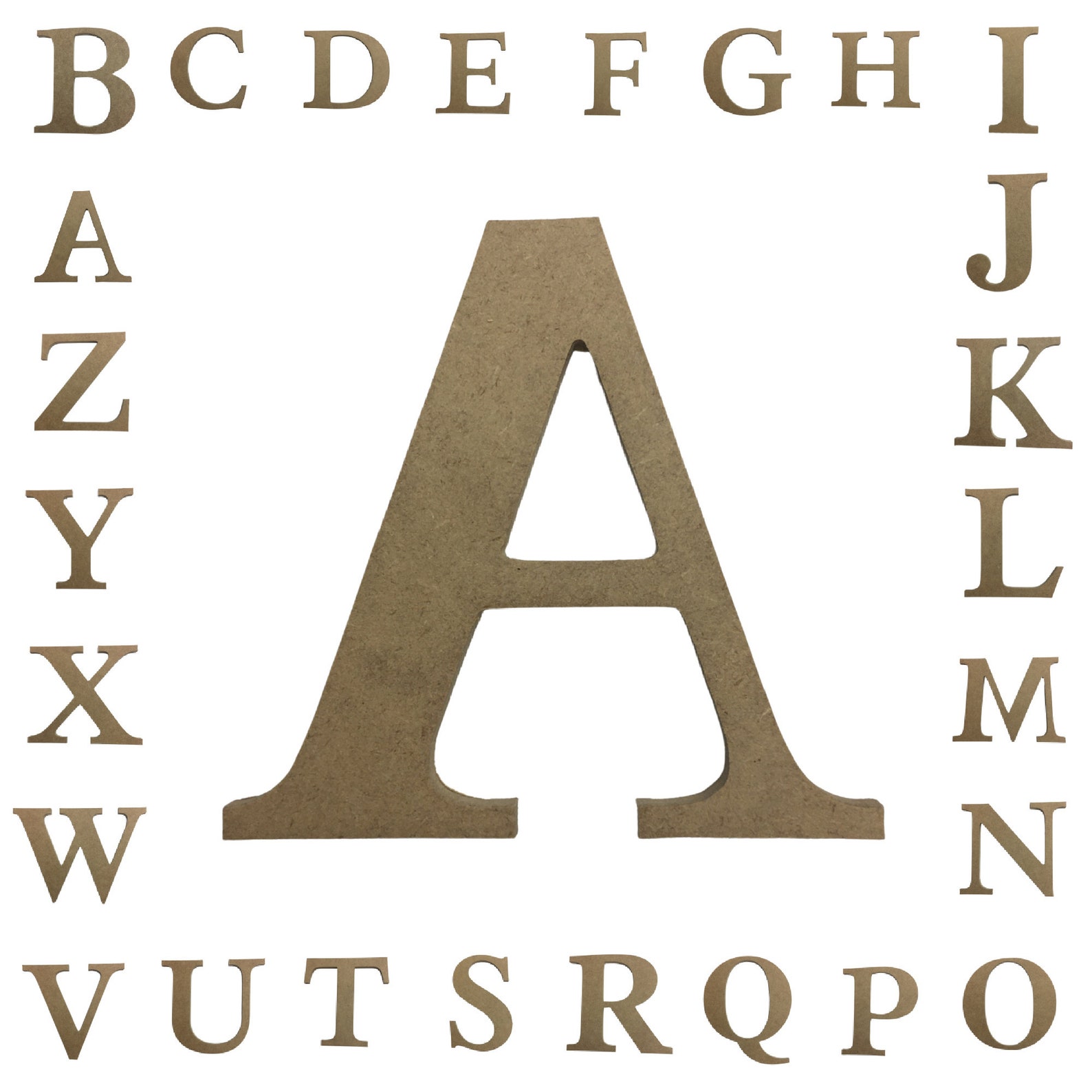 Unfinished Wooden Alphabet Letters & Numbers Wood Letter Etsy