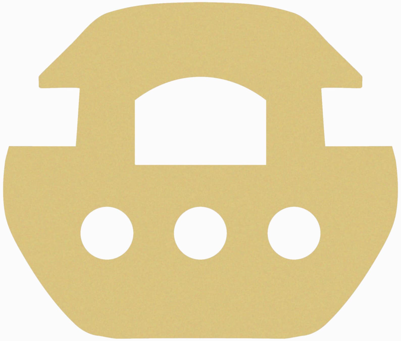 Wooden Ark Shape Wood Ark Cutout Noah's Ark Door Hanger - Etsy