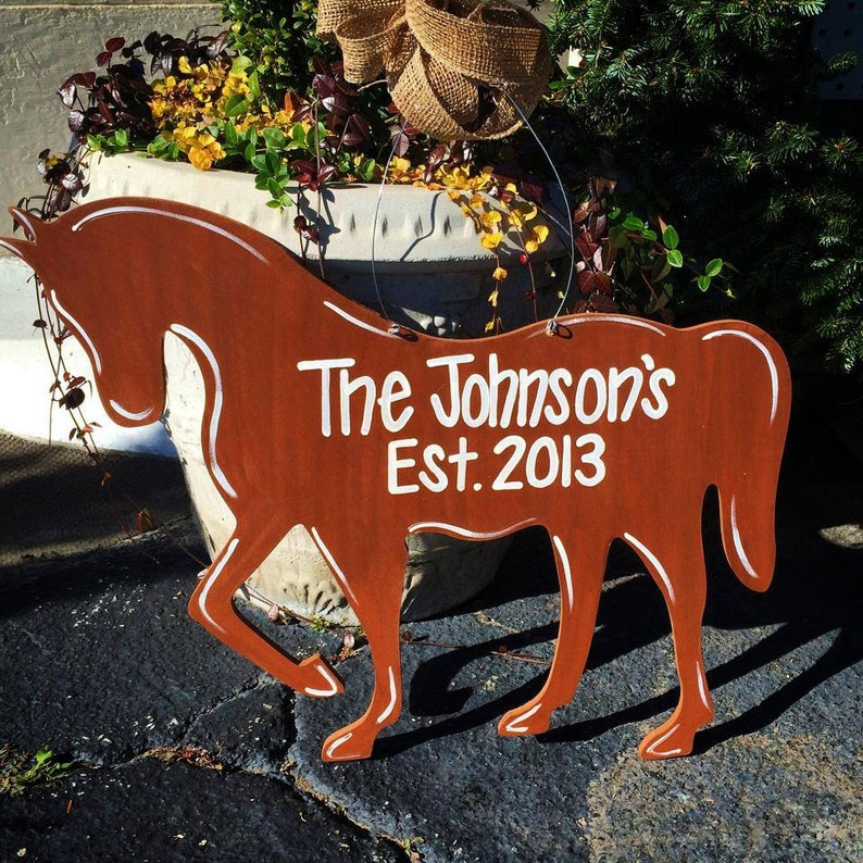 Wooden Horse Cutout Unfinished Wood Horse Shape DIY Wood Etsy