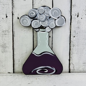 Beaker, Science Shape, MDF Wooden Craft, Unfinished Craft