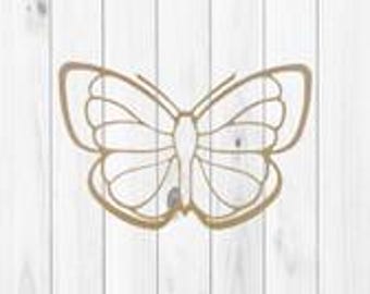 Butterfly Outline, Trending Shapes, Kids Shape Unfinished Wood Cutout, BAC