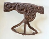Antique Stove Part Ornate Wrought Iron Metal Salvage Victorian Stove Restoration Parts Primitive Wall Art Farmhouse Decor Urban Farm Decor