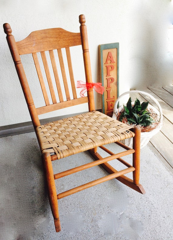 antique child rocking chair