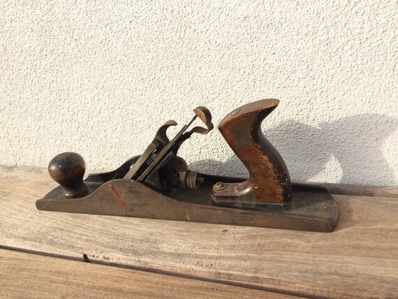 Antique WORTH Hand Plane Wood Working Tools Industrial