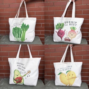 Everyday Im Brusslin Bag Funny Grocery Bag Teacher Gift Idea Canvas Tote Bag Farmers Market Bag Funny Reusable Tote Bag image 5