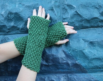 Forest Green Arm Warmers