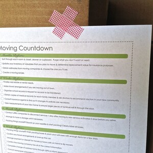 Moving &amp; Packing Printables Pack - INSTANT DOWNLOAD - Etsy