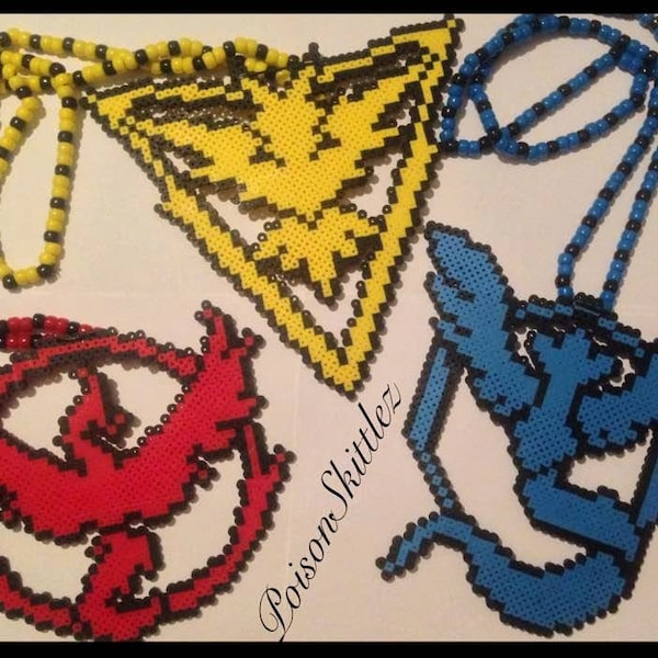 Pokemon Teams Necklaces