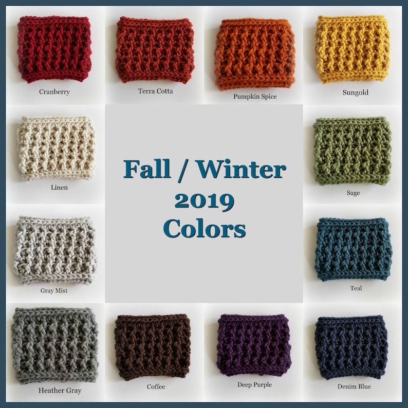 Cowl Accessories Gifts Warm Ear Warmer,Ski Headband Sage Adult Ladies Crocheted Versatile Ear Warmer with removable flower accent