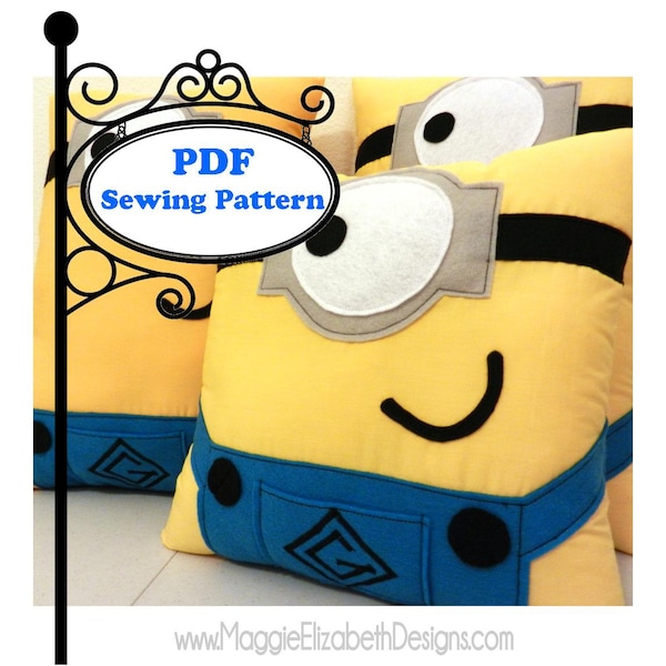 Character Pillow -- PDF Sewing Pattern