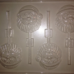 C447 - Christmas Chocolate Lollipop Mold - Santa Claus