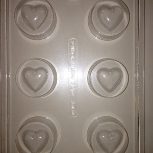 V158 - Chocolate Covered Cookie Mold - Valentine&#39;s Hearts