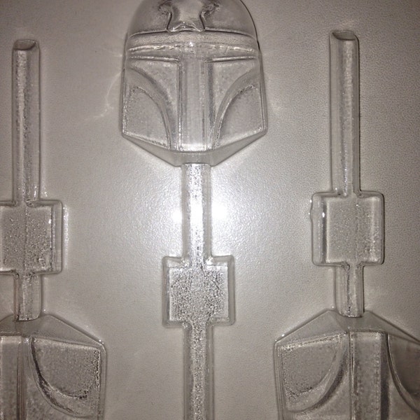 K101 Chocolate Lollipop Mold - Star Fighters Science Fiction Outer Space
