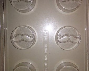 D116 - Chocolate Covered Cookie Mold - Mustaches