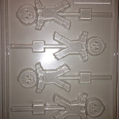 Skull Lollipop Chocolate Candy Mold Halloween 906 Etsy